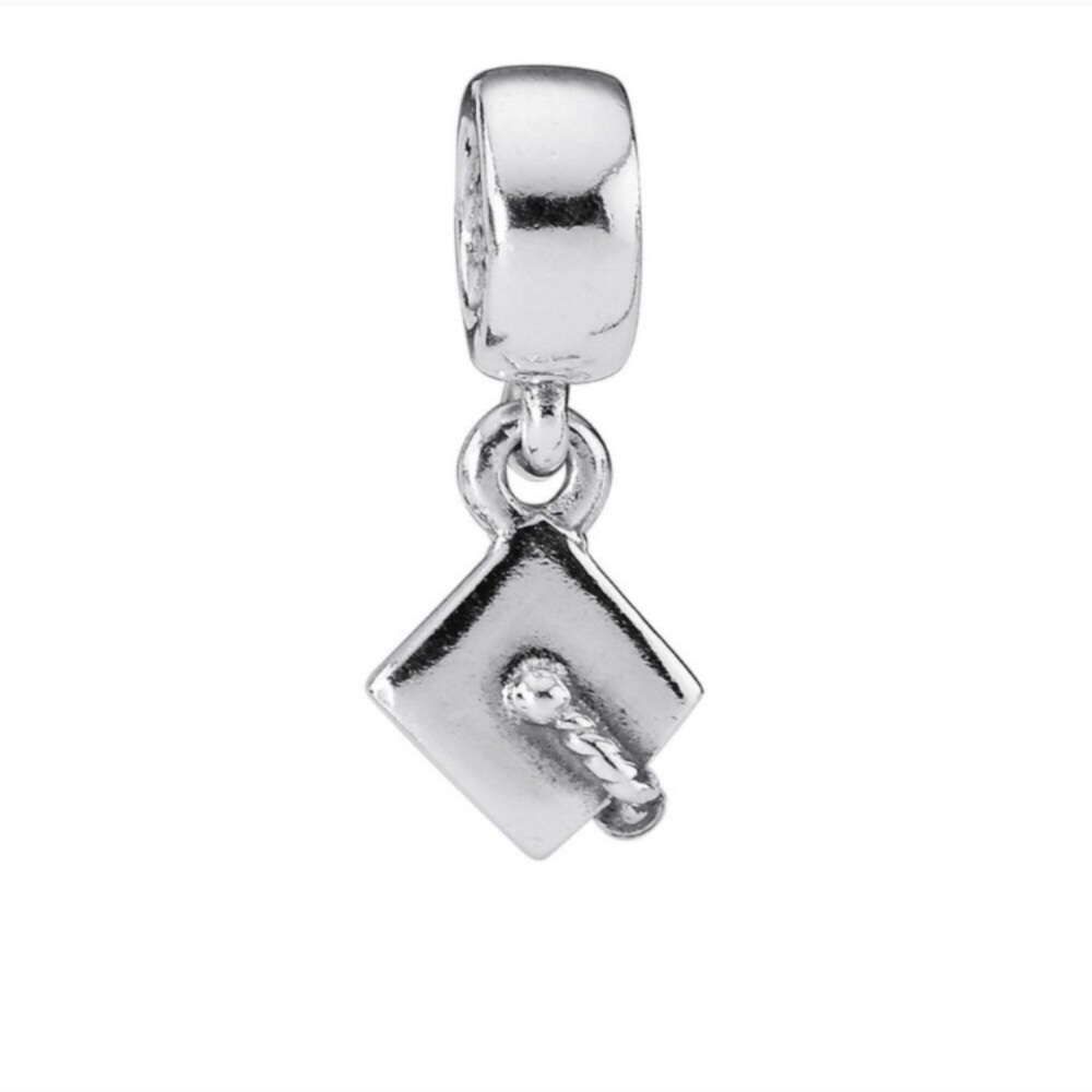 Pandora Retired Graduation Cap Dangle Charm